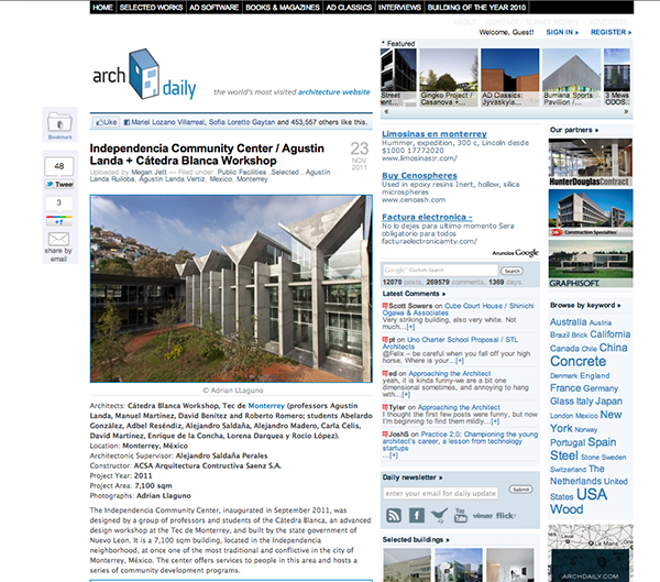 ArchDaily, CECUBI