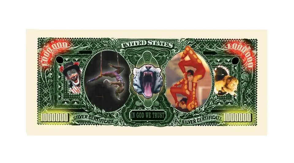 Thumbnail: Million Dollar Bill Novelty Circus Dollar Bills