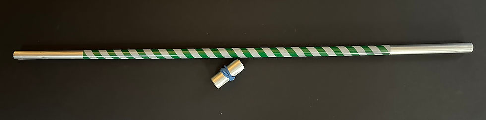 Appearing Wand - Green Stripped