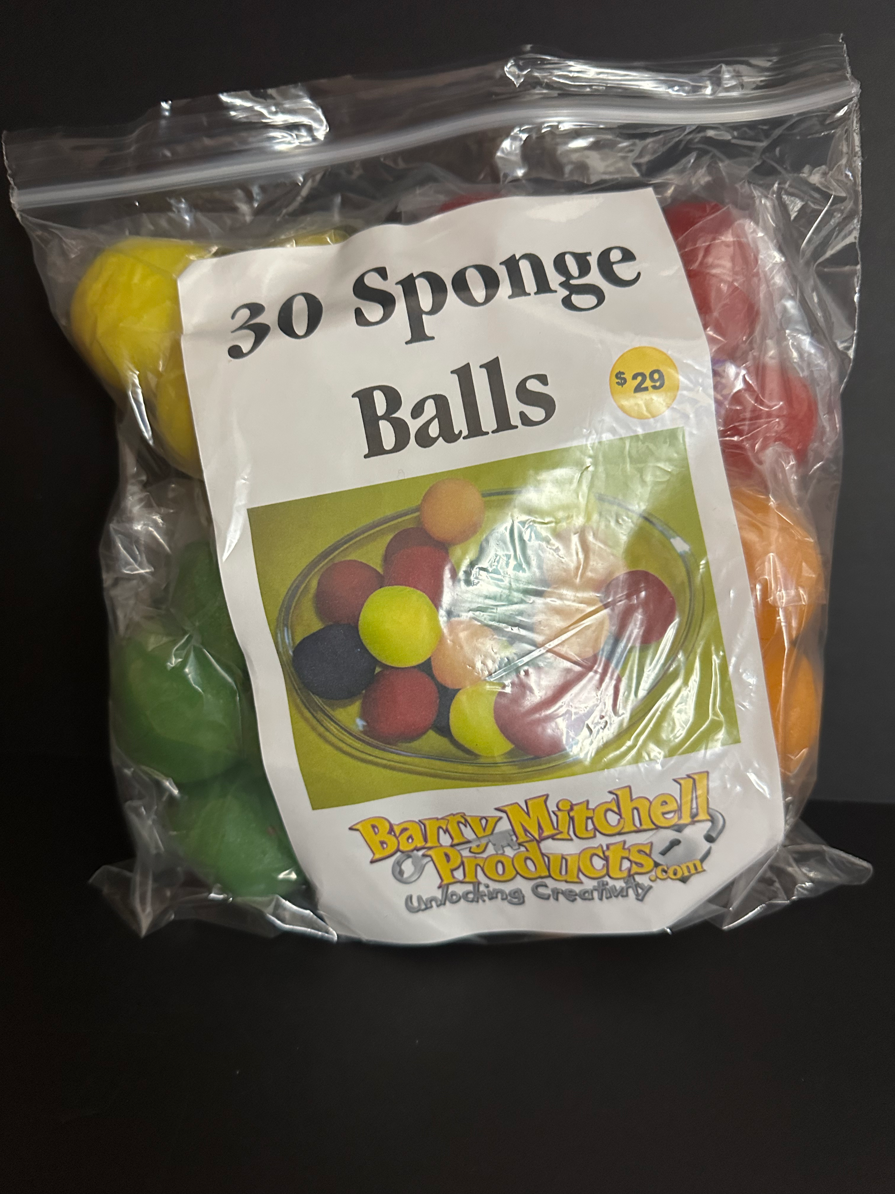 30 Sponge Balls 