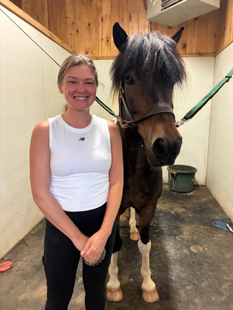 Tiffany and horse