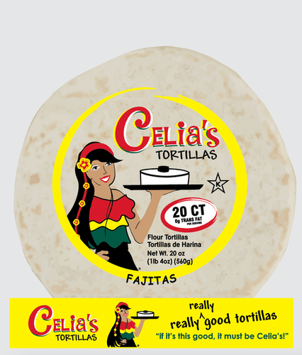 CELIA'S HOT WRAPS FLOUR TORTILLAS