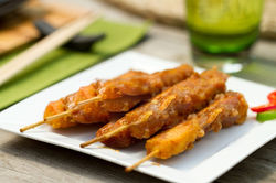 chicken satay skewers