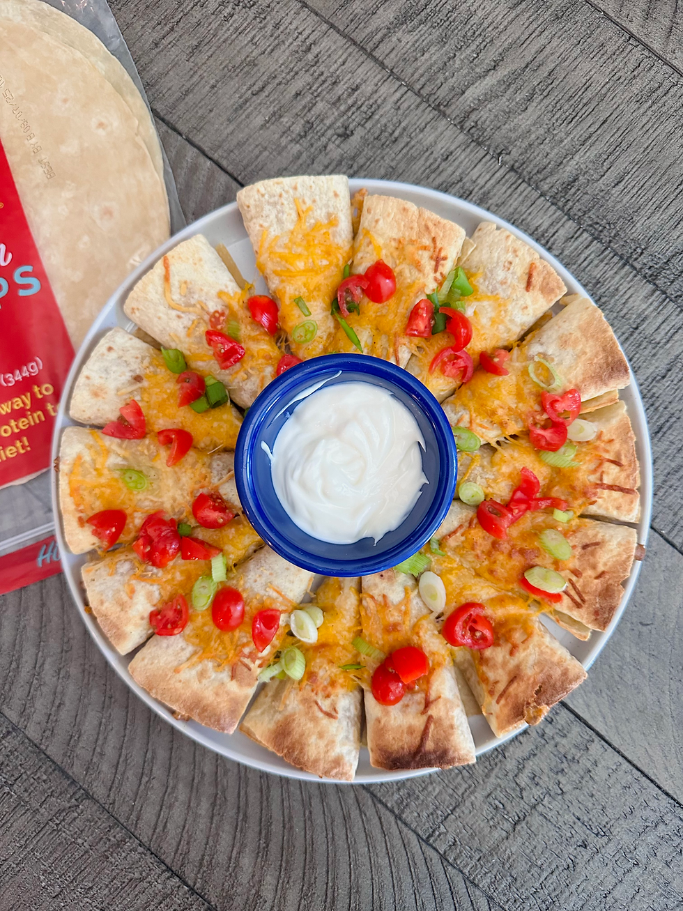 High Protein Blooming Onion Tortilla Bites 