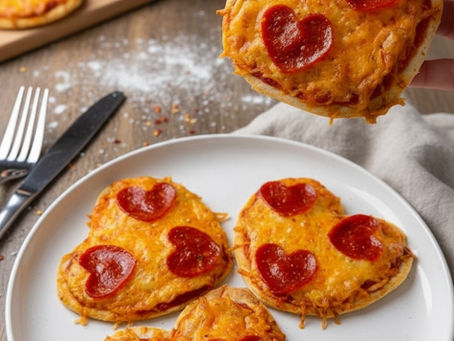 Celia’s Flour Tortillas, heart-shaped pizzas, tortilla pizza recipe, Valentine’s Day snacks, easy pizza ideas, kids cooking recipes, mini pizzas