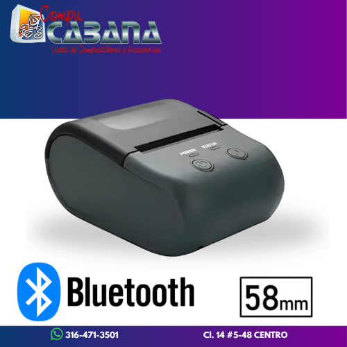 IMPRESORA TÉRMICA PORTÁTIL XPRINTER XP-P203A 58MM BLUETOOTH