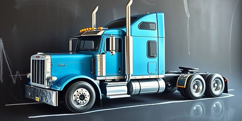 semi truck on a chalk board a wide picture.jpg