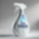 DALL·E 2024-10-28 21.29.32 - A modern, white spray bottle with the 'La Magia' logo in its
