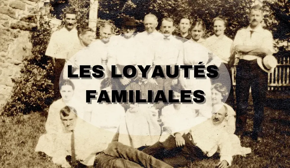 photo de famille, loyautés familiales