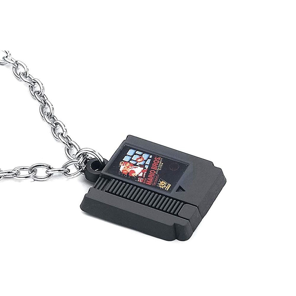 Super Mario Bros NES Cartridge Necklace