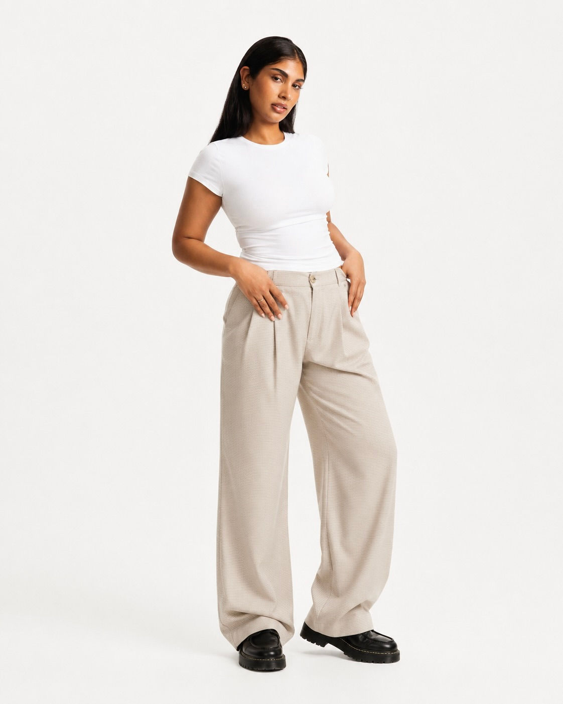 Danielle Suit Pants - Stone