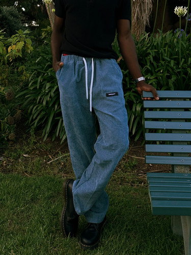 パンツ CLANE CHAMBRAY CORDUROY STRAIGHTPANTS CLANE CHAMBRAY CORDUROY J/W STRAIGHT PANTS | FLICKA ASHIYA