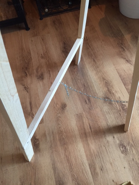 手作りイーゼル