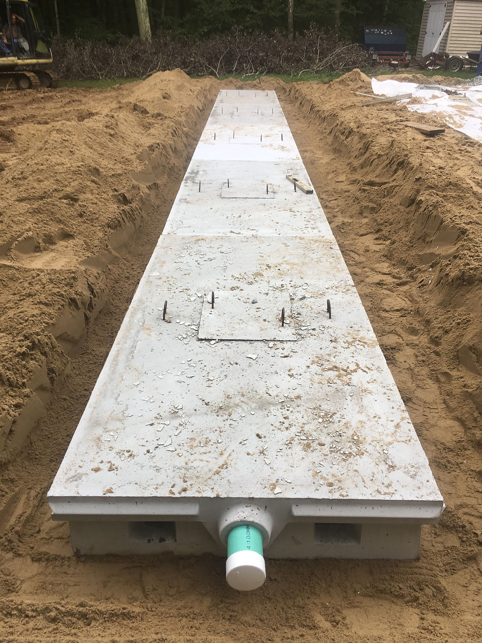 Sewer line installation and repairs Septic system installation and repairs