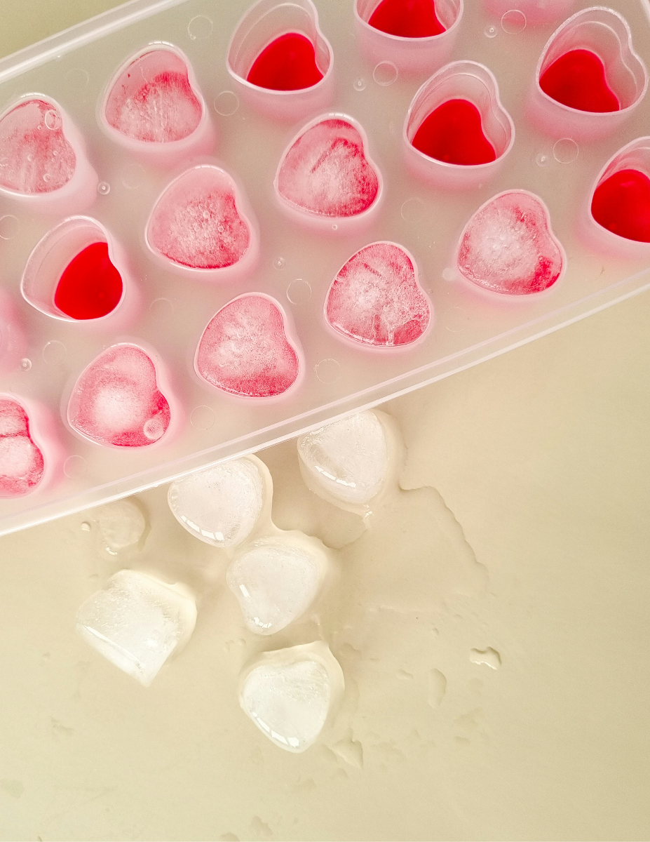 Eiswüfel in Herzform klare Eiswürfel herstellen