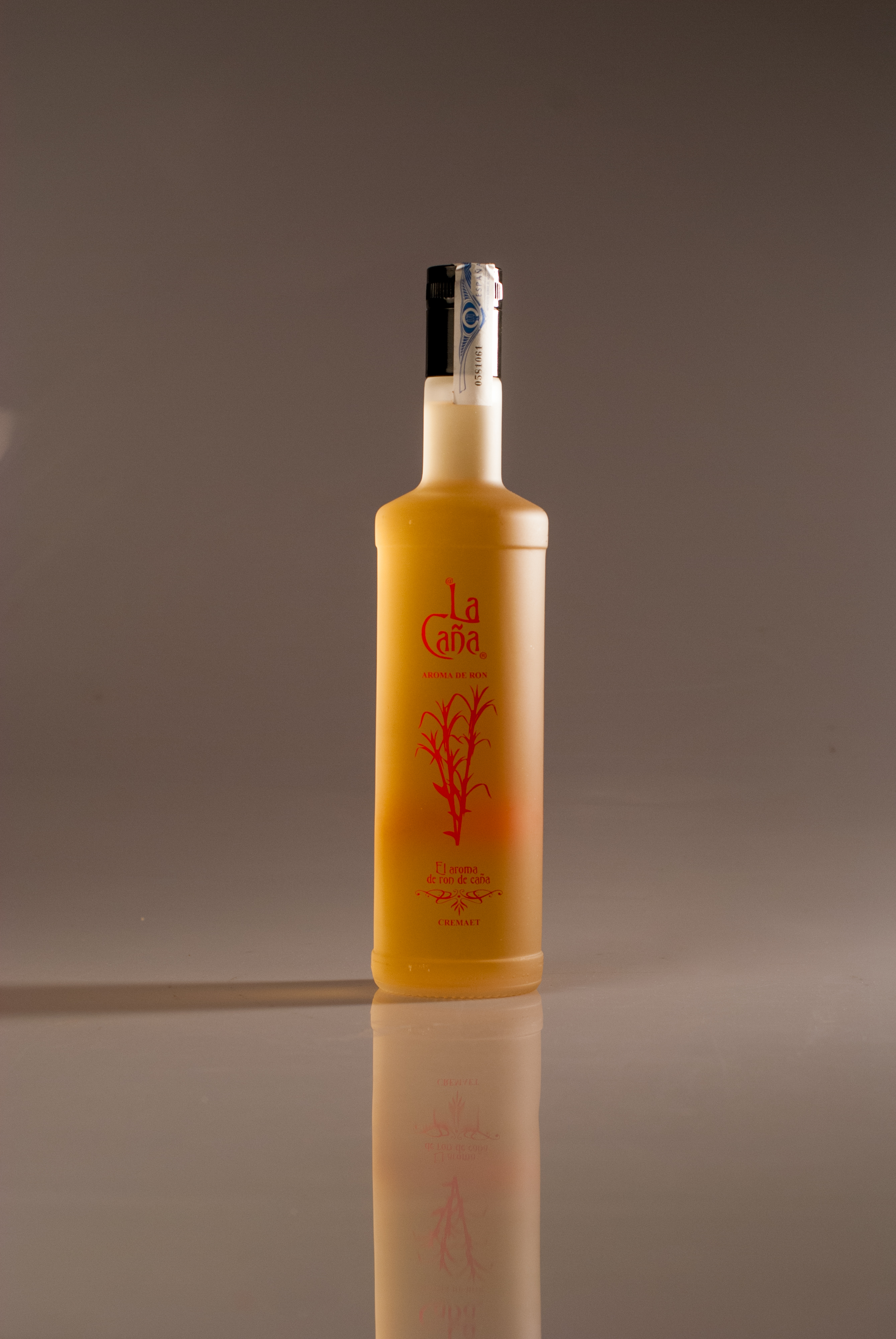 Botella del Licor Ron La Caña para Chupitos