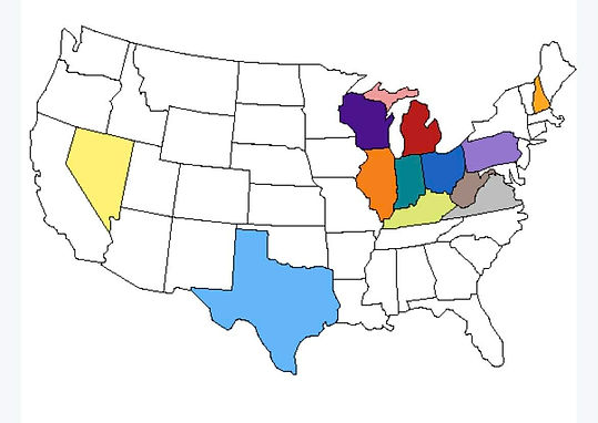 a map of where home base shepherd puppies live currently