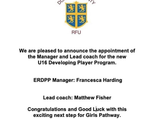 News for the U16 Girls Developing Player Porgram