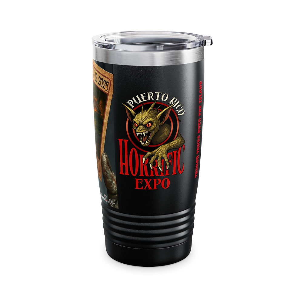 PRHE 2025 - Themed 20oz Ringneck Tumbler - Perfect for Fans of the Macabre!