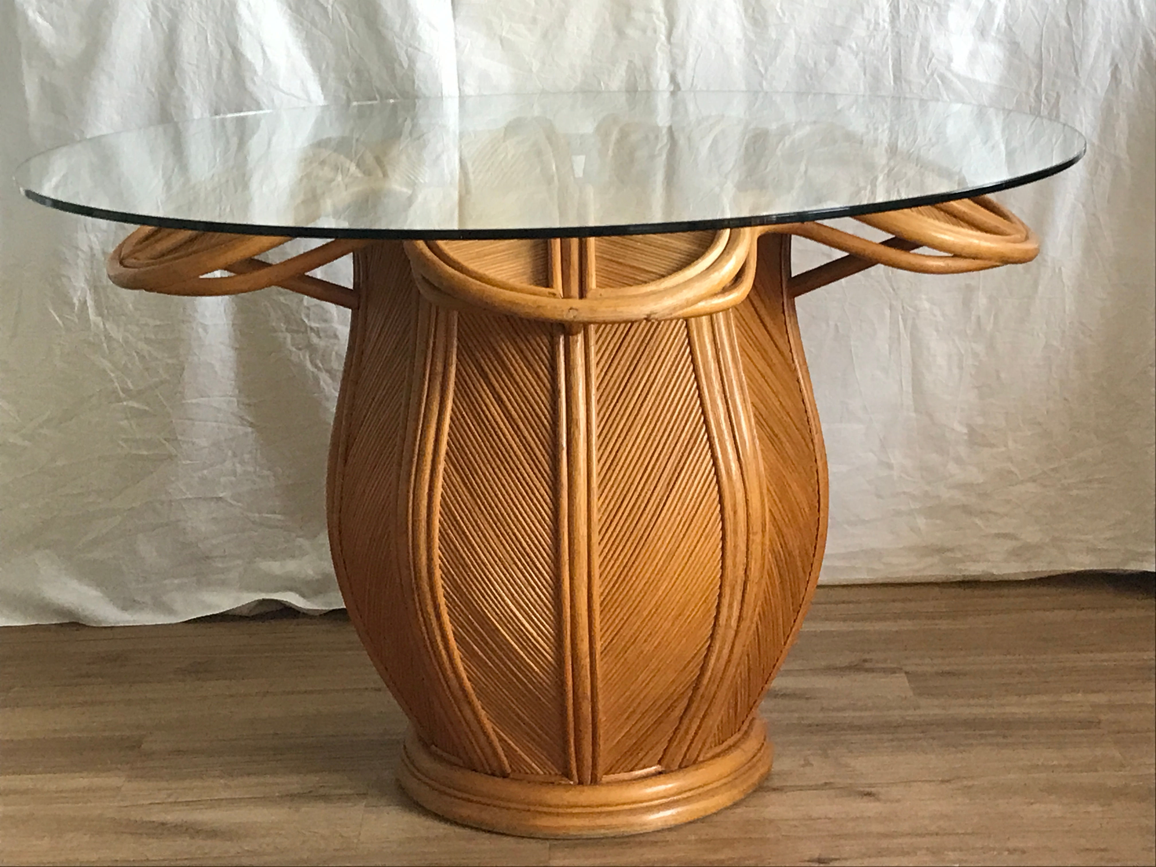 Superbe table fleur vintage