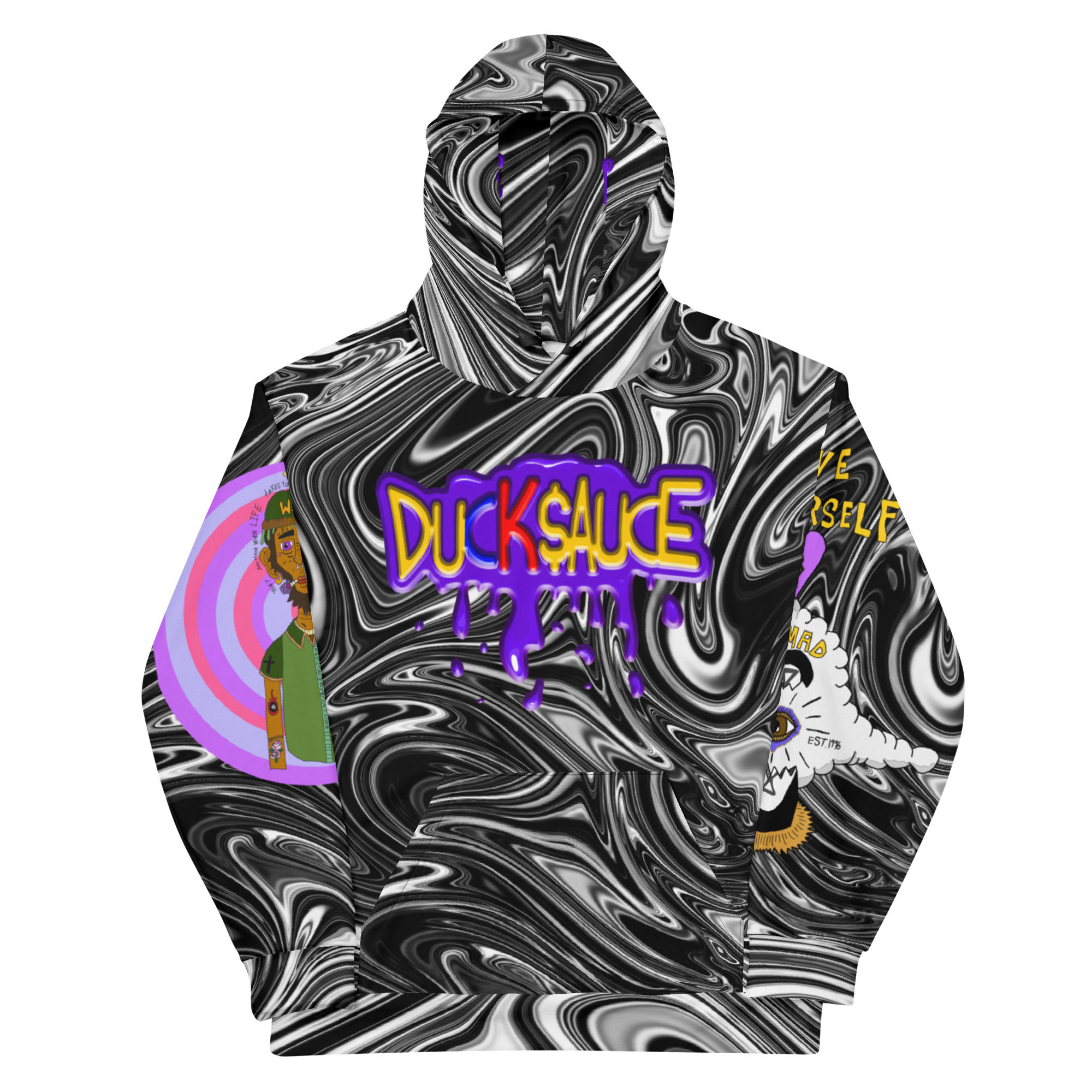 Open Your Eyes Black $AUCE Hoodie