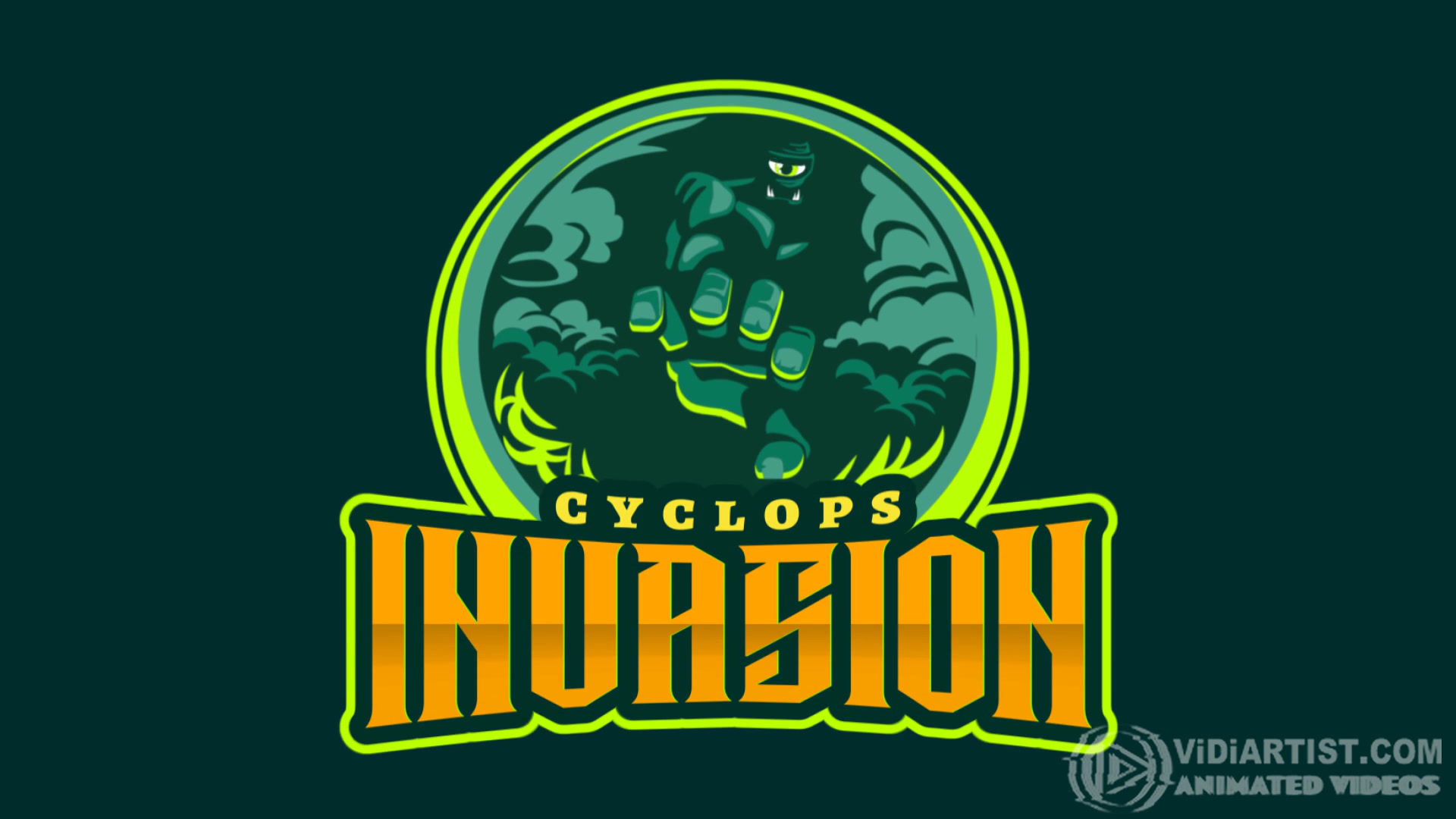 animated-logo-for-a-gaming-squad-featuring-a-cyclops