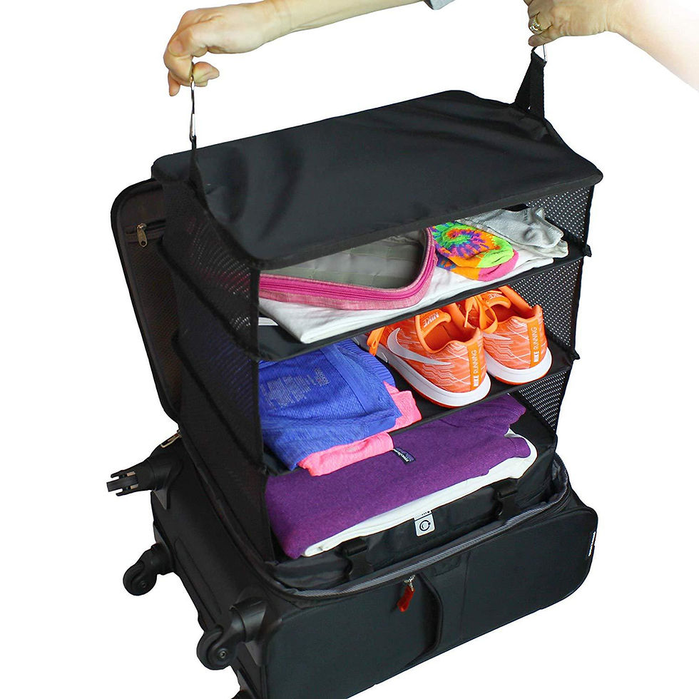 Miniatura: 3-Layer Travel Hanging Bag, Multifunctional Luggage Organizer