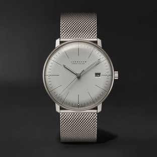 Junghans- Max Bill MEGA Solar 38mm Titanium Watch, Ref. No. 059/2022.48