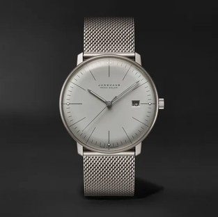 Junghans- Max Bill MEGA Solar 38mm Titanium Watch, Ref. No. 059/2022.48