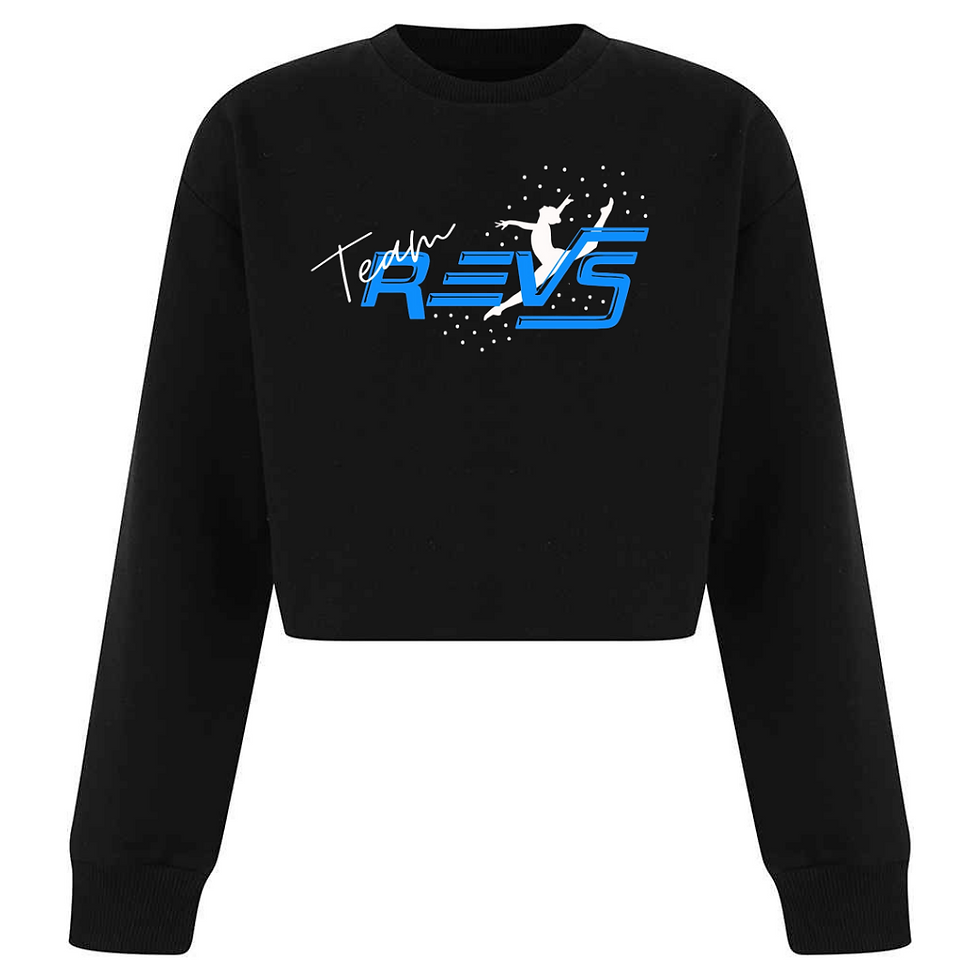 Revs Cropped Jumper (Rhinestone Logo)