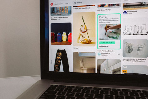 Design Social Media Images Tool on the Pinterest App Network for Visual Search using Pin Designs