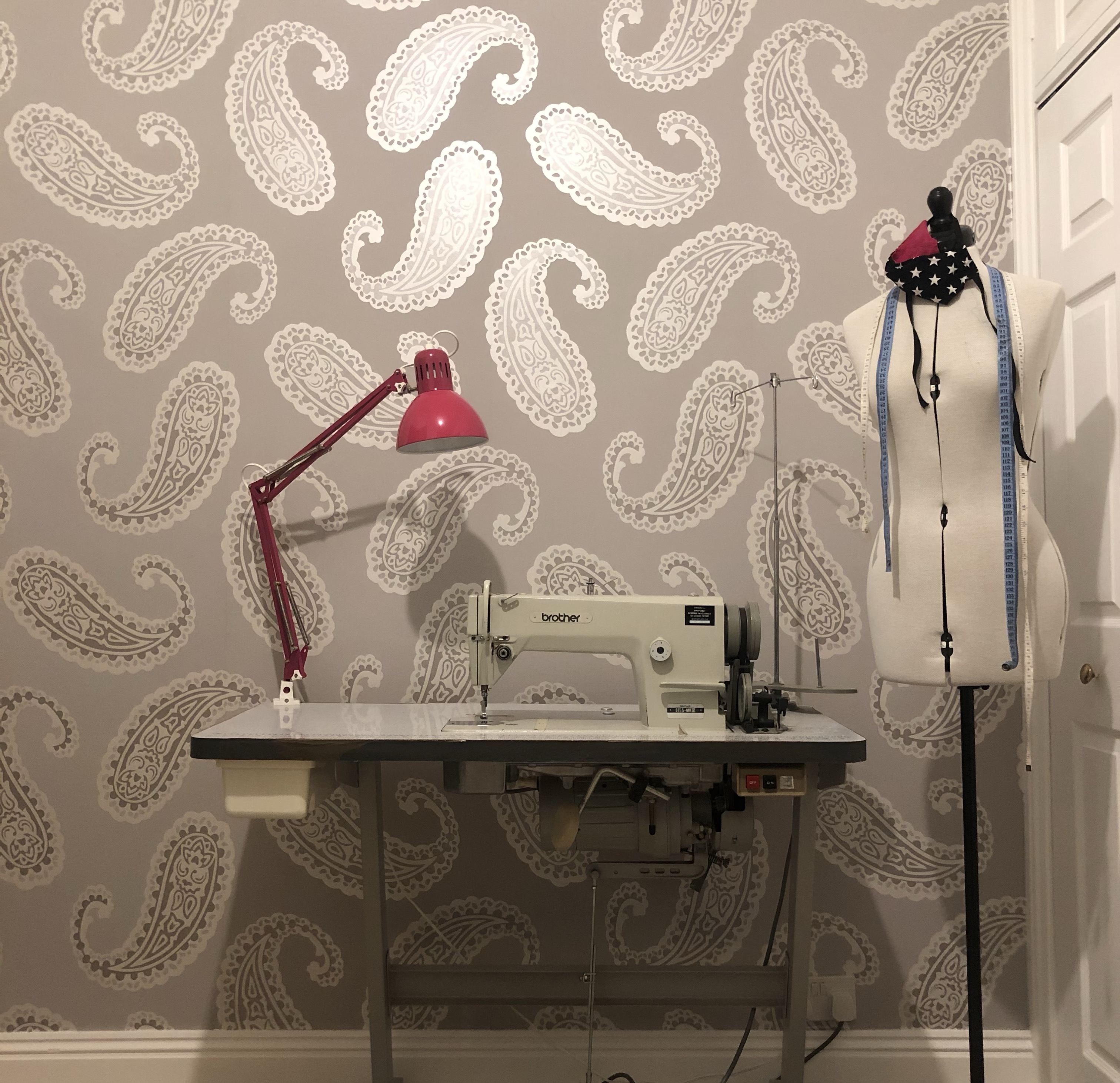 Laura ashley wallpaper installation
