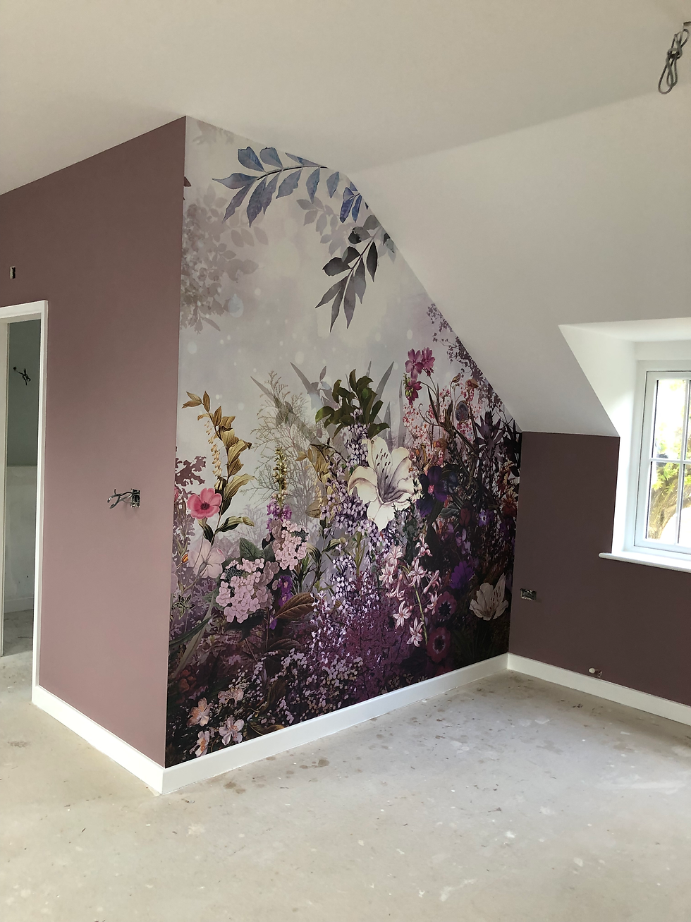 Decoration + installation of mural-2