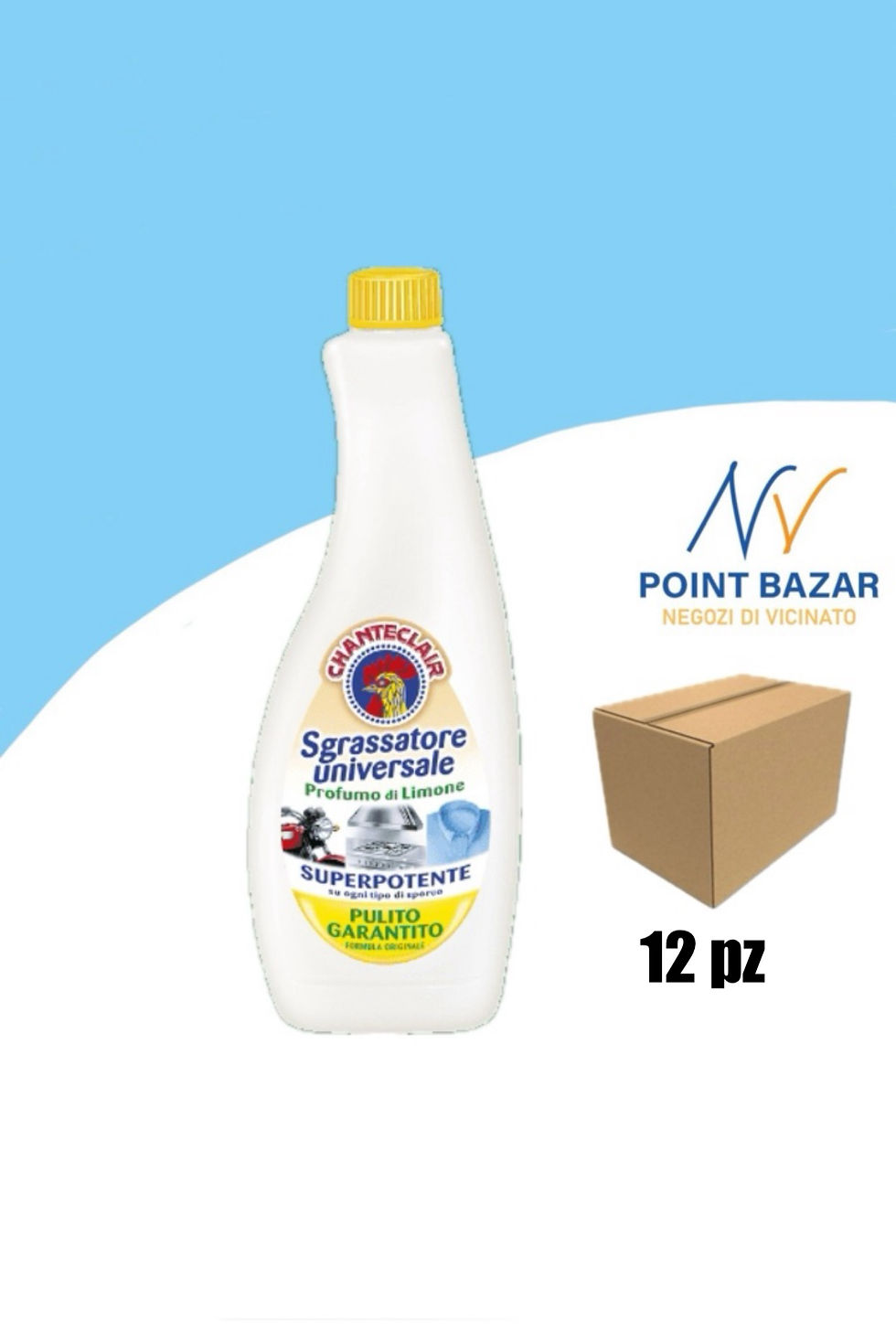 Miniatura: ChanteClair Sgrassatore Universale Ricarica 600ml Marsiglia/Limone/Lavanda