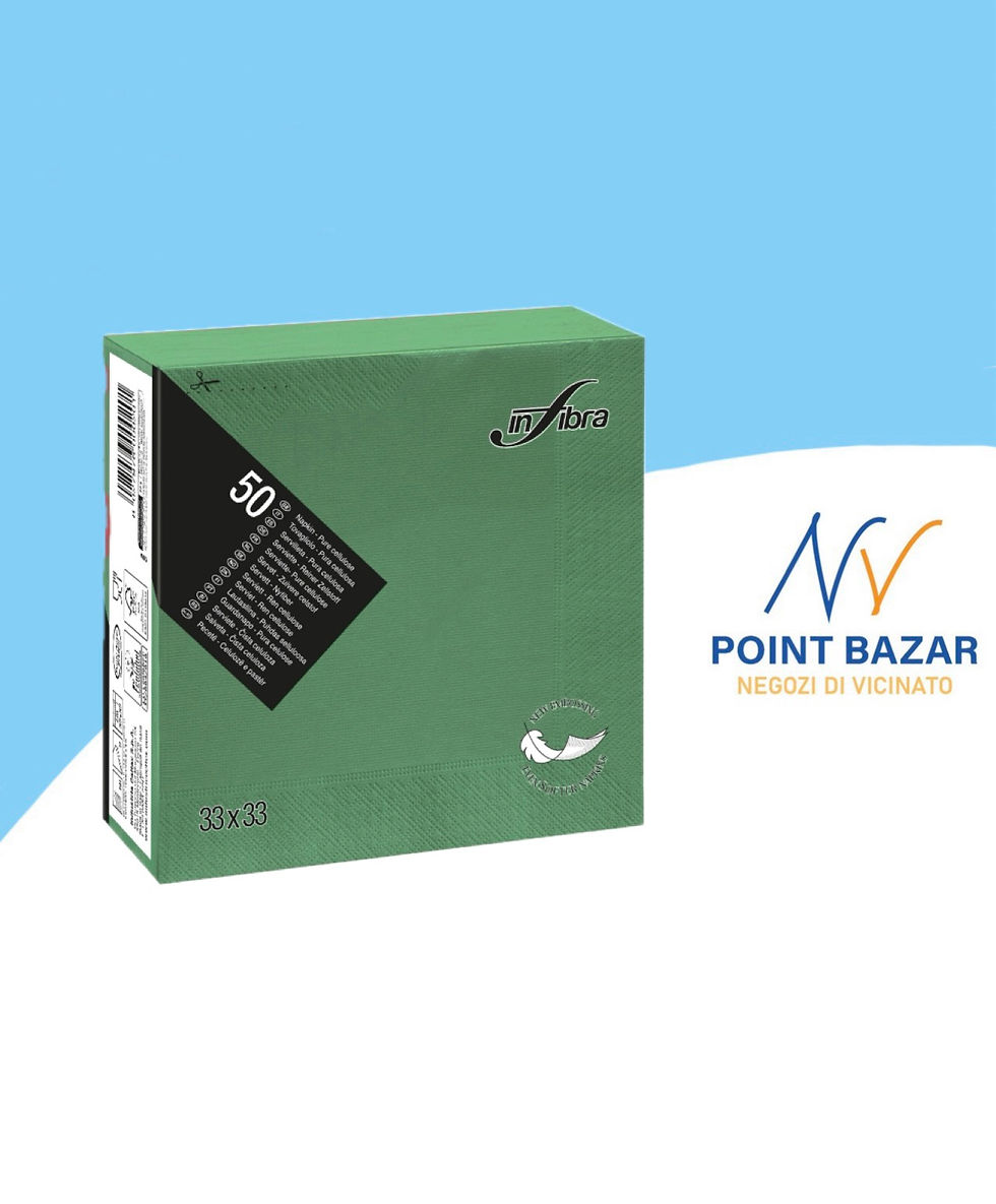 Miniatura: Tovaglioli Tissu InFibra 33x33 50pz 
