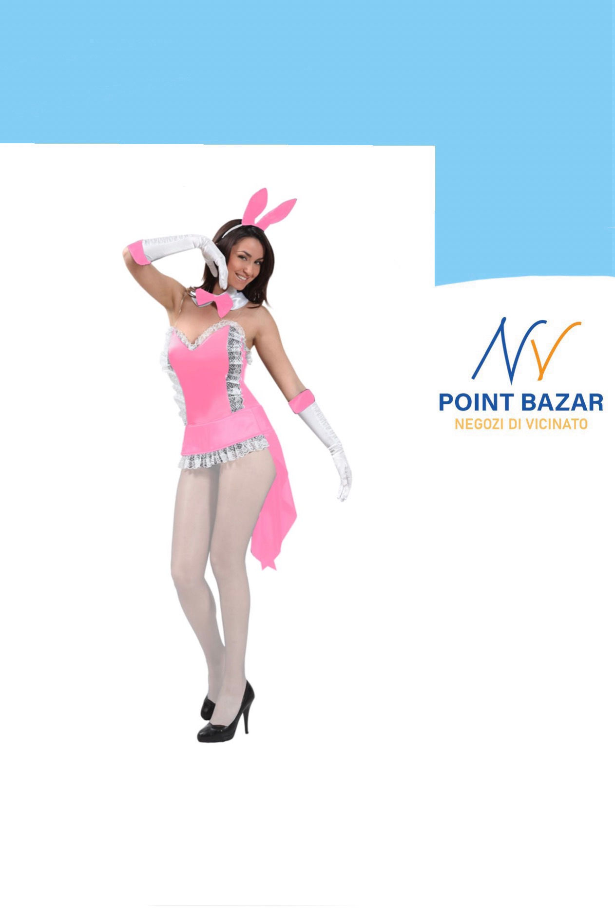 Coniglietta Rosa - Taglia M adulto