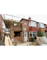 A home improvement project with side extension