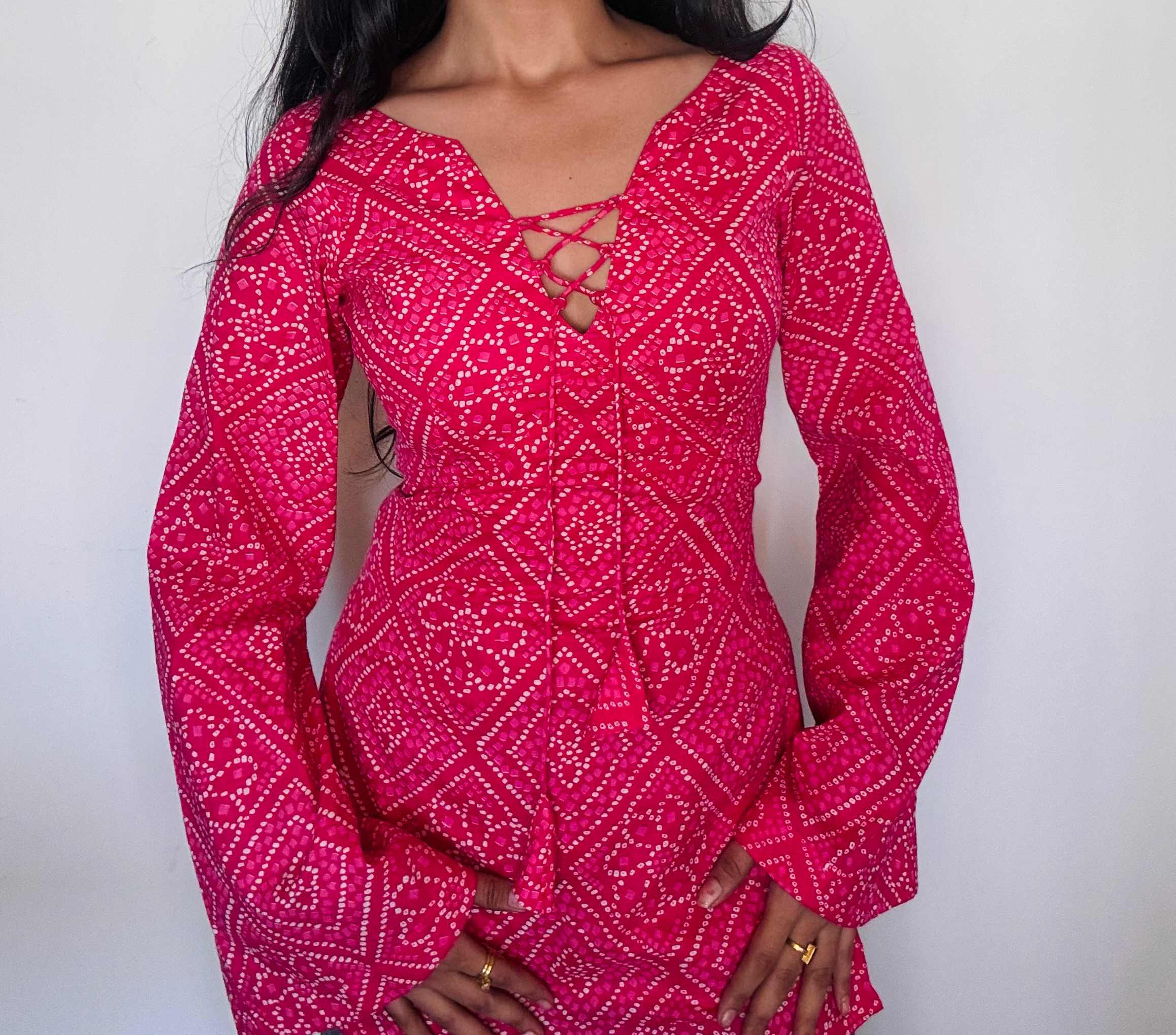 Aira Bandhani Kurti