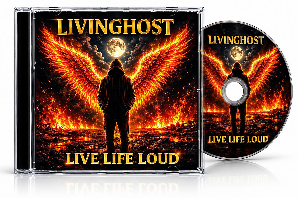 Thumbnail: LivinGhost - (2 Album Bundle) - Live Life Loud & Everything's Fine - Download