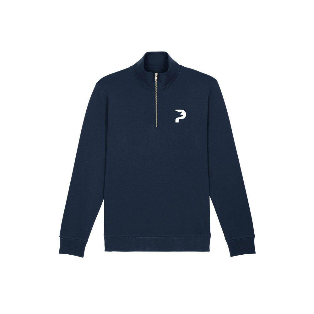 Adult Half Zip - Navy
