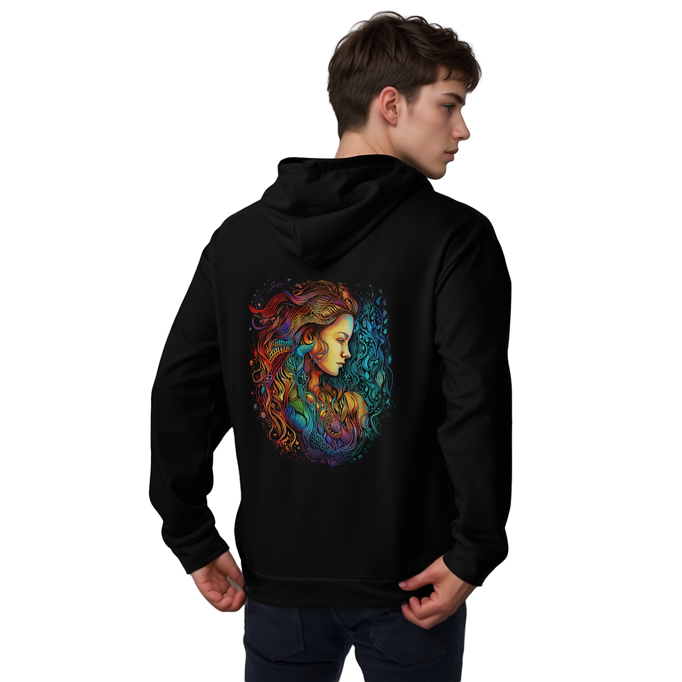 Thumbnail: Ethereal Mermaid - Zip Hoodie