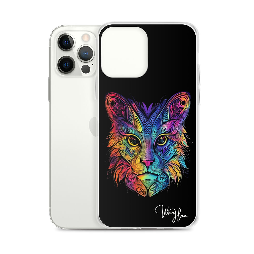 Thumbnail: Psychedelic Cat - iPhone Case