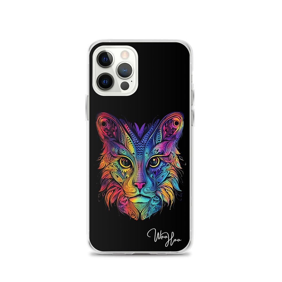 Thumbnail: Psychedelic Cat - iPhone Case