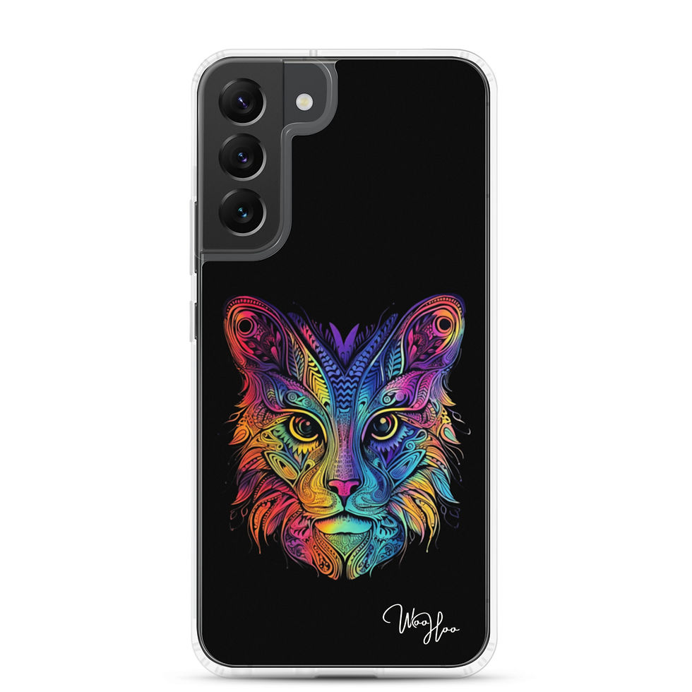Thumbnail: Psychedelic Cat - Samsung Phone Case