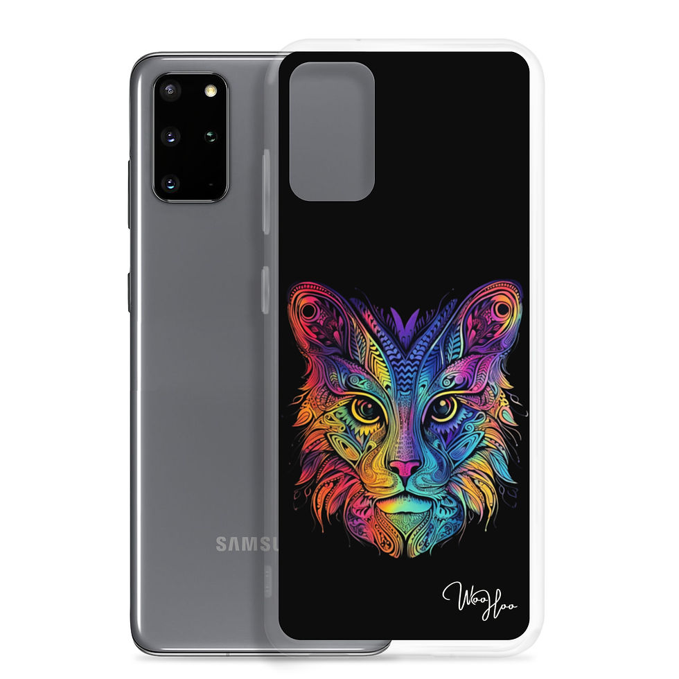 Thumbnail: Psychedelic Cat - Samsung Phone Case