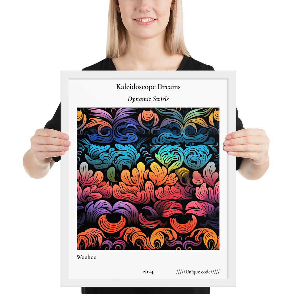 Thumbnail: Dynamic Swirls - Art Poster 