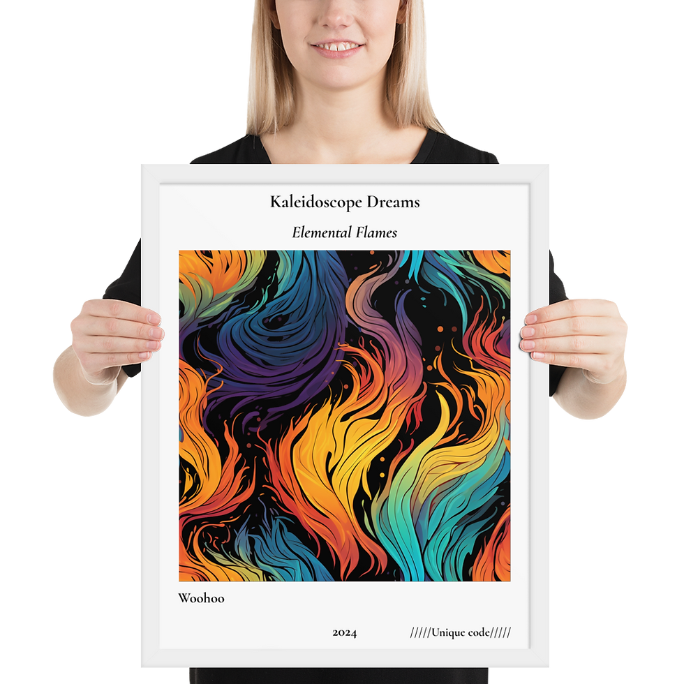 Thumbnail: Elemental Flames - Art Poster 