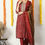 Thumbnail: Cherry Muslin cotton printed with pants and dupatta with dori work