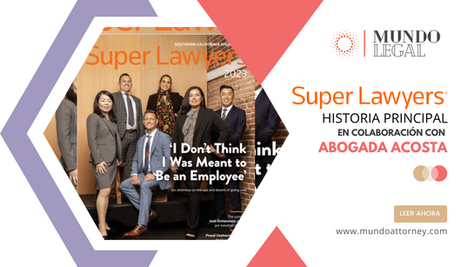 Abogada Acosta seleccionada para la portada de Super Lawyers 2023