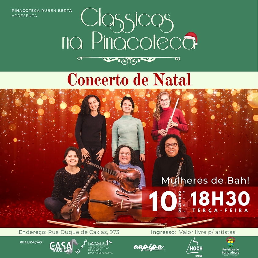 Concerto de Natal na Pinacoteca Ruben Berta